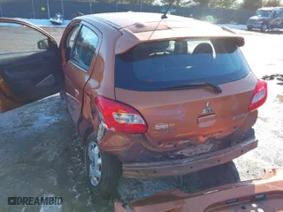 2017 Mitsubishi Mirage ES with VIN ML32A3HJ1HH013117, listed as a IAAI auction lot 41628194 with 80,377 mi miles. Bid and sale history available at carsss.com. Image 3.