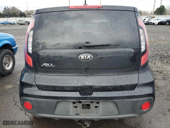 2017 Kia Soul with VIN KNDJN2A23H7450309, listed as a Copart auction lot 43275105 with 104,440 mi miles and Salvage Title. Bid and sale history available at carsss.com. Image 6.