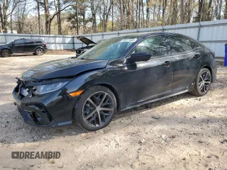 2021 Honda Civic Sport with VIN SHHFK7H42MU204230, listed as a Copart auction lot 50311665 with 86,675 mi miles and Salvage Title. Bid and sale history available at DreamBid. Image 1.