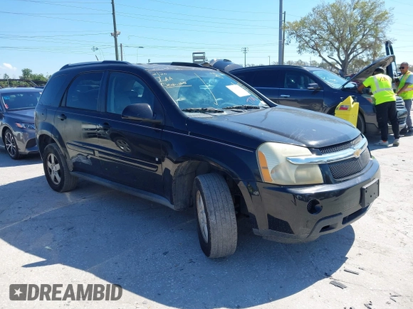 2008 Chevrolet Equinox LT with VIN 2CNDL43F686003418, listed as a IAAI auction lot 41647537 with 147,701 mi miles. Bid and sale history available at carsss.com. Image 1.