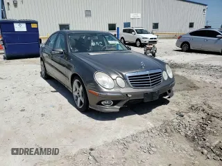 2009 Mercedes-Benz E-Class Luxury 3.5L with VIN WDBUF56X09B396917, listed as a Copart auction lot 52769485 with 142,968 mi miles and Salvage Title. Bid and sale history available at carsss.com. Image 10.