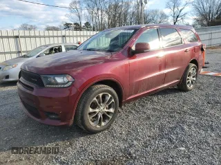 2020 Dodge Durango GT with VIN 1C4RDJDG1LC261827, listed as a Copart auction lot 42615335 with 125,927 mi miles and Salvage title. Bid and sale history available at DreamBid. Image 1.