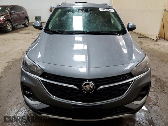 2021 Buick Encore GX Select with VIN KL4MMESL9MB163440, listed as a Copart auction lot 48675515 with 129,455 mi miles and Salvage title. Bid and sale history available at DreamBid. Image 5.