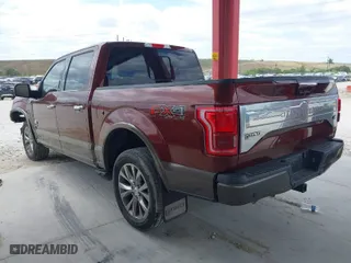 2017 Ford F-150 XL with VIN 1FTEW1EG5HFA48487, listed as a IAAI auction lot 41913934 with 92,620 mi miles. Bid and sale history available at carsss.com. Image 3.