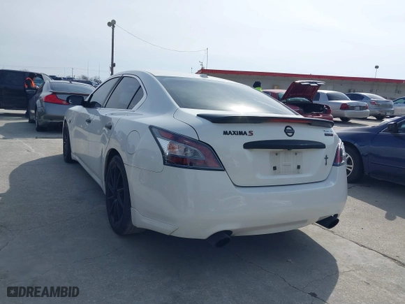 2012 Nissan Maxima 3.5 SV with VIN 1N4AA5AP3CC811262, listed as a IAAI auction lot 41584517 with 172,823 mi miles. Bid and sale history available at carsss.com. Image 3.