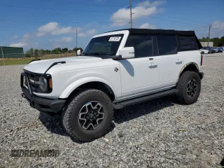 2021 Ford Bronco z VIN 1FMEE5DP5MLA86594, wystawiony jako Copart lot #51116725 z przebiegiem 74 104 mil mil oraz Szkoda całkowita • Salvage title. Historia ofert i sprzedaży dostępna na DreamBid. Obrazek 1.
