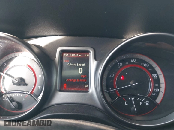2015 Dodge Journey Crossroad with VIN 3C4PDCGG4FT697773, listed as a IAAI auction lot 41730507 with 151,247 mi miles and . Bid and sale history available at DreamBid. Image 7.