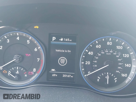 2018 Hyundai Kona Ultimate with VIN KM8K53A51JU101799, listed as a IAAI auction lot 41969569 with 20,167 mi miles. Bid and sale history available at carsss.com. Image 16.