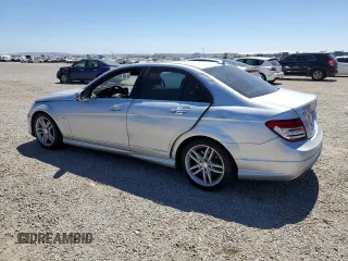 2012 Mercedes-Benz C 250 Sport with VIN WDDGF4HB8CR196219, listed as a Copart auction lot 63240835 with 94,411 mi miles and Salvage title. Bid and sale history available at DreamBid. Image 2.
