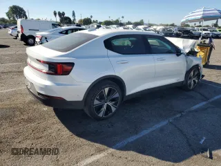 2023 Polestar 2 with VIN YSMED3KA1PL134093, listed as a Copart auction lot 79864724 with 0 mi miles and Salvage Title. Bid and sale history available at carsss.com. Image 3.