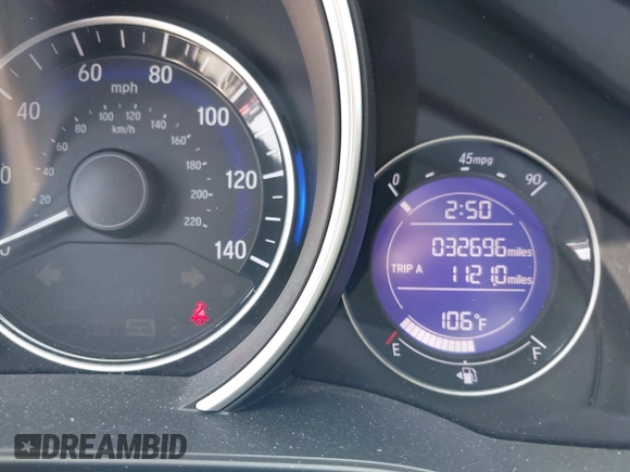 2015 Honda Fit LX with VIN 3HGGK5H55FM724750, listed as a IAAI auction lot 42282137 with 32,696 mi miles and . Bid and sale history available at DreamBid. Image 7.