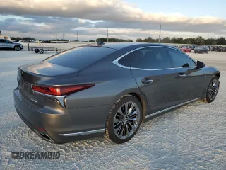 2018 Lexus LS with VIN JTHB51FF3J5005465, listed as a Copart auction lot 83081654 with 90,413 mi miles and Salvage Title. Bid and sale history available at carsss.com. Image 3.