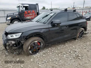 2019 Audi SQ5 Prestige with VIN WA1C4AFY7K2005766, listed as a Copart auction lot 62345975 with 49,595 mi miles and Non repairable. Bid and sale history available at DreamBid. Image 1.