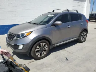 2013 Kia Sportage SX with VIN KNDPCCA6XD7462718, listed as a Copart auction lot 60049884 with 170,028 mi miles and Clean Title. Bid and sale history available at carsss.com. Image 1.