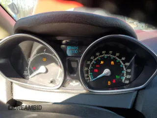 2014 Ford Fiesta SE with VIN 3FADP4EJXEM162444, listed as a Copart auction lot 54119975 with 216,730 mi miles and Salvage Title. Bid and sale history available at DreamBid. Image 9.