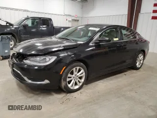 2015 Chrysler 200 Limited with VIN 1C3CCCAB4FN742651, listed as a Copart auction lot 51747085 with 165,912 mi miles and Salvage Title. Bid and sale history available at carsss.com. Image 1.