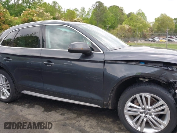 2019 Audi Q5 Premium Plus with VIN WA1BNAFY4K2038765, listed as a IAAI auction lot 42042264 with 58,557 mi miles. Bid and sale history available at carsss.com. Image 13.