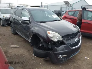2013 Chevrolet Equinox LTZ with VIN 2GNFLFE30D6166188, listed as a IAAI auction lot 42014944 with 160,457 mi miles. Bid and sale history available at carsss.com. Image 1.