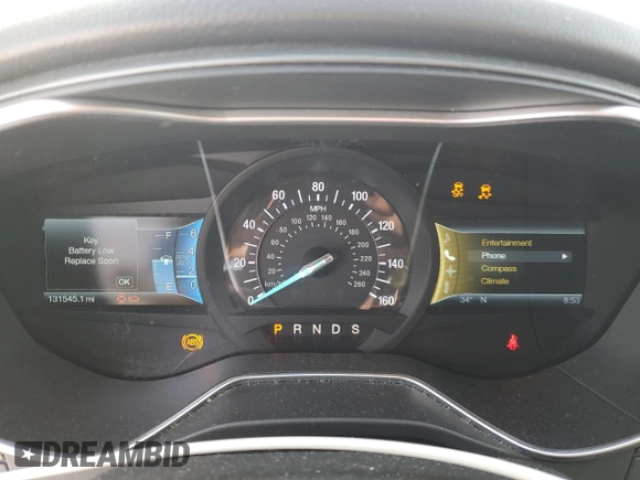 2014 Ford Fusion Titanium with VIN 3FA6P0K94ER277040, listed as a Copart auction lot 88780385 with 131,545 mi miles and Salvage Title. Bid and sale history available at DreamBid. Image 9.