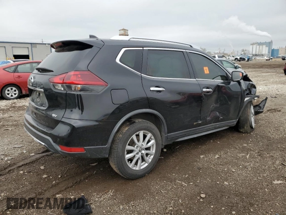 2020 Nissan Rogue SV with VIN KNMAT2MTXLP506619, listed as a Copart auction lot 55506965 with Not provided miles and Salvage title. Bid and sale history available at DreamBid. Image 3.