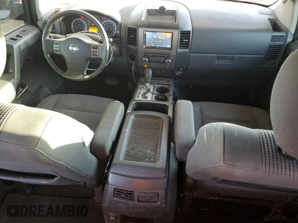 2012 Nissan Titan SV with VIN 1N6BA0ED5CN302776, listed as a Copart auction lot 55096625 with 128,484 mi miles and Salvage title. Bid and sale history available at DreamBid. Image 8.