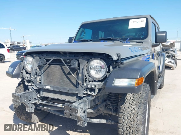 2020 Jeep Wrangler Unlimited Sport S z VIN 1C4HJXDN3LW337617, wystawiony jako IAAI lot #42022340 z przebiegiem 48 201 mil mil oraz . Historia ofert i sprzedaży dostępna na DreamBid. Obrazek 6.