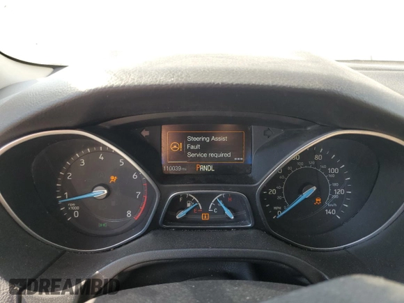 2017 Ford Focus SE with VIN 1FADP3F2XHL257948, listed as a Copart auction lot 50842825 with 110,039 mi miles and Salvage Title. Bid and sale history available at DreamBid. Image 9.