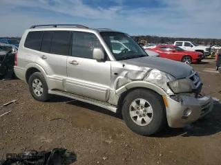 2004 Mitsubishi Montero LTD with VIN JA4MW51S44J004933, listed as a Copart auction lot 46561465 with 213,714 mi miles and Salvage Title. Bid and sale history available at carsss.com. Image 4.