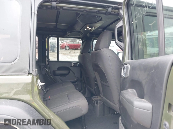 2023 Jeep Wrangler Sport with VIN 1C4HJXDG4PW541155, listed as a IAAI auction lot 41651222 with 30,283 mi miles and . Bid and sale history available at DreamBid. Image 8.