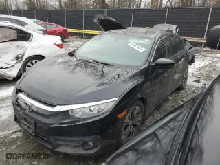 2018 Honda Civic Sedan EX-L with VIN JHMFC1F73JX005258, listed as a Copart auction lot 42097485 with 111,621 mi miles and Salvage Title. Bid and sale history available at carsss.com. Image 1.