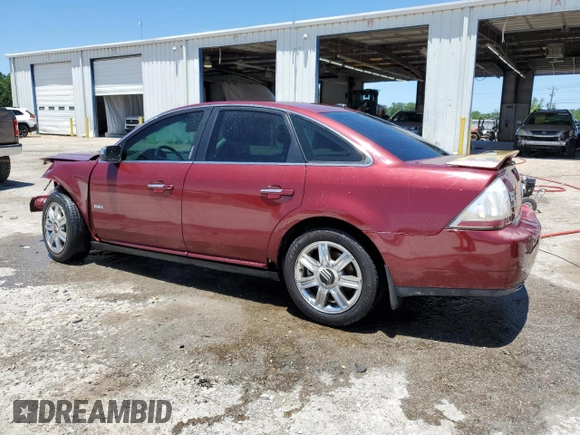 2008 Mercury Sable Premier with VIN 1MEHM42W38G625607, listed as a Copart auction lot 57874805 with 230,365 mi miles and Salvage title. Bid and sale history available at DreamBid. Image 2.