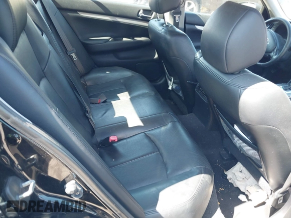 2012 Infiniti G25 Sedan x with VIN JN1DV6ARXCM730694, listed as a IAAI auction lot 42005117 with 178,328 mi miles. Bid and sale history available at carsss.com. Image 8.