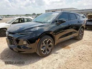 2020 Chevrolet Blazer RS with VIN 3GNKBERS5LS531235, listed as a Copart auction lot 60864605 with 86,112 mi miles and Salvage title. Bid and sale history available at DreamBid. Image 1.
