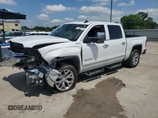 2017 GMC Sierra 1500 SLT z VIN 3GTU2NEC8HG448831, wystawiony jako Copart lot #56092185 z przebiegiem Nie podano mil oraz Szkoda całkowita • Salvage title. Historia ofert i sprzedaży dostępna na DreamBid. Obrazek 1.