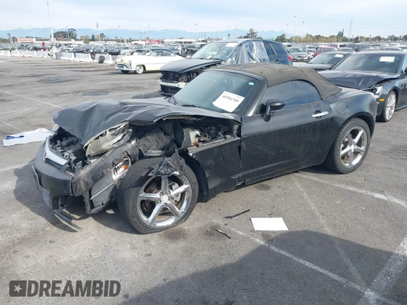 2008 Saturn Sky with VIN 1G8MC35B58Y116032, listed as a IAAI auction lot 40984700 with 1 mi miles. Bid and sale history available at carsss.com. Image 2.