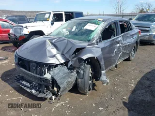 2019 Nissan Sentra SR with VIN 3N1AB7AP7KY385622, listed as a IAAI auction lot 41611546 with 70,796 mi miles. Bid and sale history available at carsss.com. Image 18.