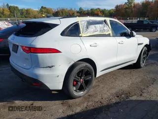 2020 Jaguar F-Pace 25t Checkered Flag Edition with VIN SADCP2FX8LA641778, listed as a IAAI auction lot 40584435 with 53,823 mi miles and . Bid and sale history available at DreamBid. Image 4.