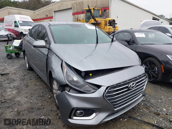 2021 Hyundai Accent SE with VIN 3KPC24A62ME144938, listed as a IAAI auction lot 41548682 with 50,967 mi miles. Bid and sale history available at carsss.com. Image 1.