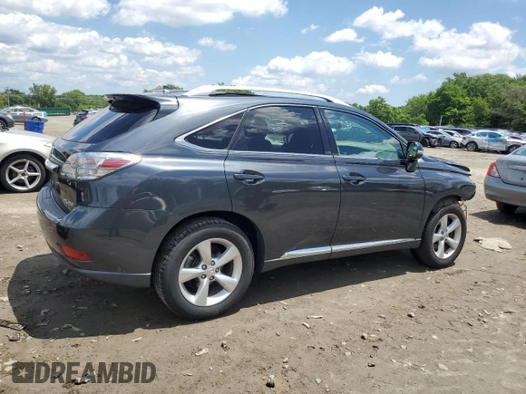 2010 Lexus RX 350 with VIN 2T2BK1BA0AC021772, listed as a Copart auction lot 61842575 with 183,710 mi miles and Salvage title. Bid and sale history available at DreamBid. Image 3.