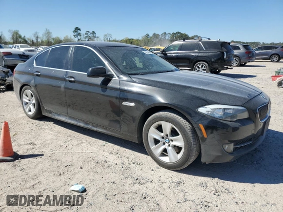 2013 BMW 5 Series 528i with VIN WBAXG5C50DDY34831, listed as a Copart auction lot 50034665 with 192,146 mi miles and Salvage Title. Bid and sale history available at carsss.com. Image 4.