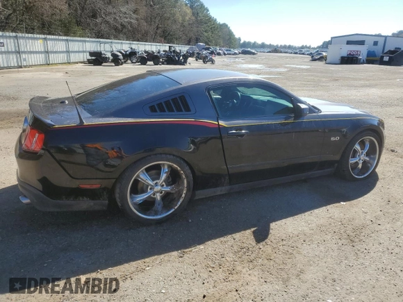2011 Ford Mustang GT with VIN 1ZVBP8CF3B5103385, listed as a Copart auction lot 45706415 with 125,207 mi miles and Salvage Title. Bid and sale history available at carsss.com. Image 3.