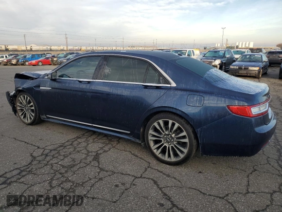 2017 Lincoln Continental with VIN 1LN6L9TP3H5614727, listed as a Copart auction lot 74480963 with Not provided miles and . Bid and sale history available at DreamBid. Image 2.