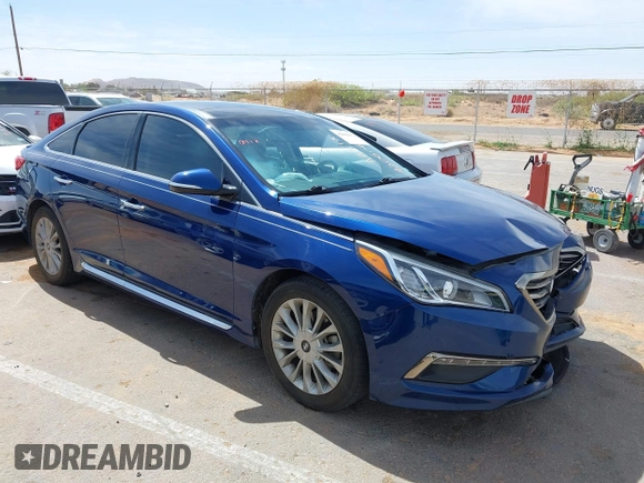 2015 Hyundai Sonata Limited with VIN 5NPE34AF1FH037271, listed as a IAAI auction lot 42060612 with 51,363 mi miles and . Bid and sale history available at carsss.com. Image 1.
