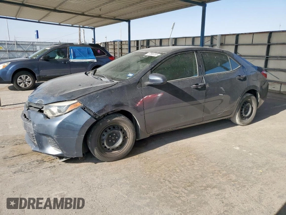 2016 Toyota Corolla L with VIN 5YFBURHE2GP478051, listed as a Copart auction lot 57886185 with 89,759 mi miles and Salvage title. Bid and sale history available at DreamBid. Image 1.