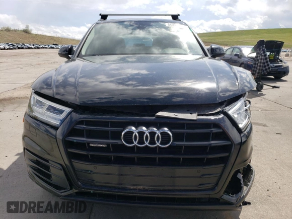2019 Audi Q5 Premium Plus with VIN WA1BNAFY1K2066474, listed as a Copart auction lot 55481595 with 70,268 mi miles and Salvage title. Bid and sale history available at DreamBid. Image 5.