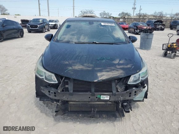 2017 Chevrolet Cruze LS with VIN 1G1BC5SM2H7234150, listed as a Copart auction lot 53101925 with 168,643 mi miles and Salvage Title. Bid and sale history available at carsss.com. Image 5.