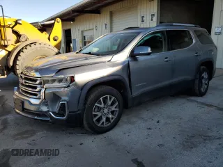 2020 GMC Acadia SLT with VIN 1GKKNULSXLZ152161, listed as a Copart auction lot 48439495 with 53,930 mi miles and Salvage Title. Bid and sale history available at DreamBid. Image 1.
