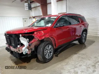 2025 Chevrolet Traverse AWD LT with VIN 1GNEVGRS1SJ140941, listed as a Copart auction lot 64938345 with 3,264 mi miles and Salvage title. Bid and sale history available at DreamBid. Image 1.