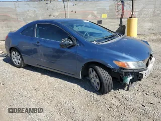 2008 Honda Civic Cpe LX with VIN 2HGFG12618H504787, listed as a Copart auction lot 49888925 with 180,617 mi miles and Salvage Title. Bid and sale history available at carsss.com. Image 4.