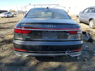 2021 Audi A8 with VIN WAU8DAF82MN022503, listed as a Copart auction lot 76598934 with 60,631 mi miles and Salvage Title. Bid and sale history available at carsss.com. Image 6.